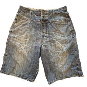 Marithe Francois Girbaud Shorts 34 Denim Y2K Baggy Skater Streetwear Grunge VTG